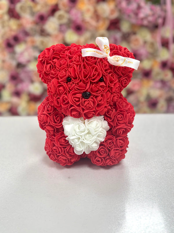 Rose Bear -Red ❤️ - The Million Roses Slovakia