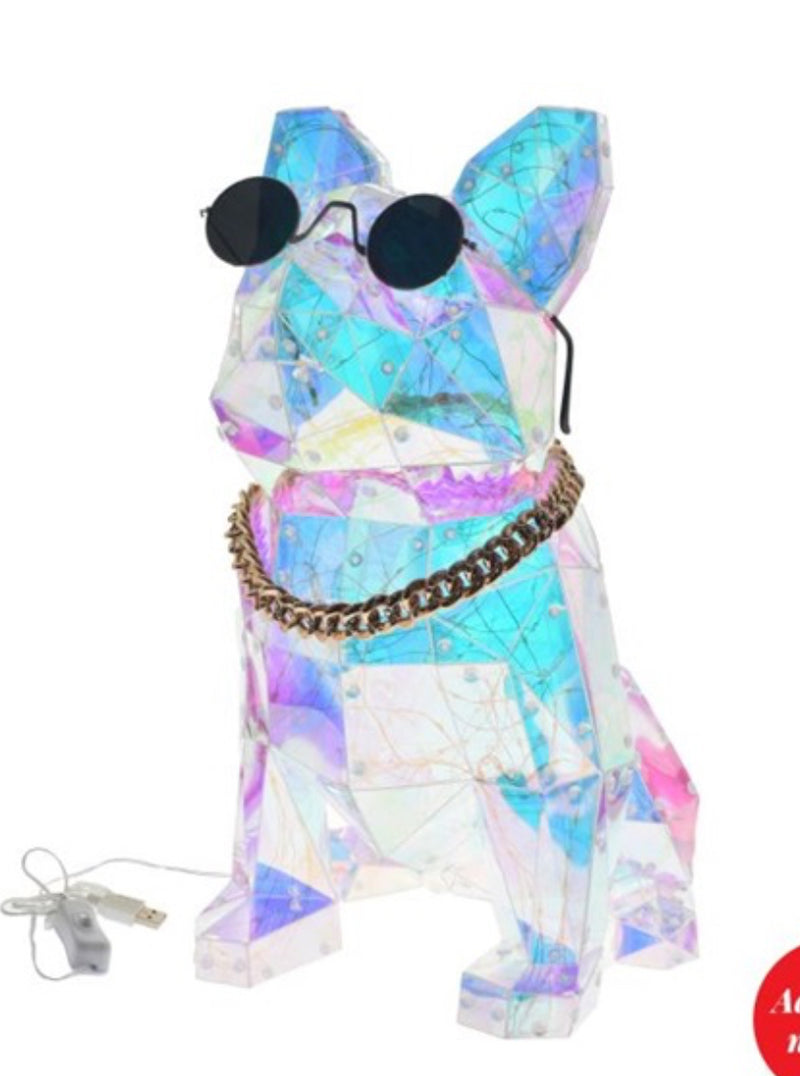 Led bulldog, 40cm - The Million Roses Slovakia