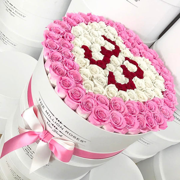 The Million Large Luxury Box - Custom Personalised Box - The Million Roses Slovakia