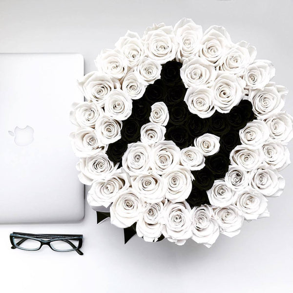 Medium  Eternity  - Custom Personalised Box - The Million Roses Slovakia