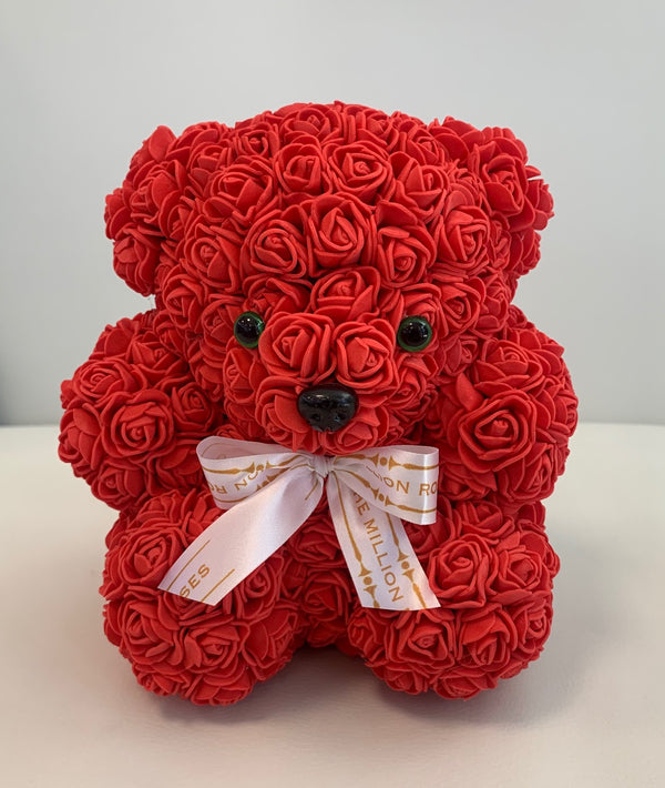 Rose Bear -Red - The Million Roses Slovakia