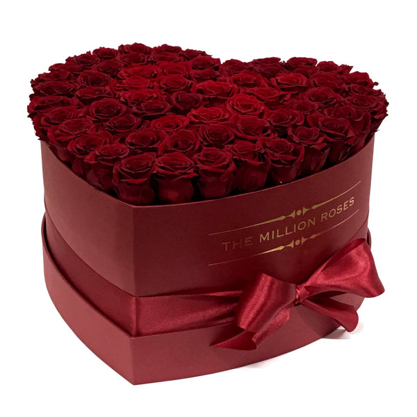 The Million Love Heart - Red Roses - Red Box - The Million Roses Slovakia