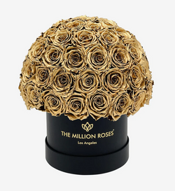 Small Superdome Eternity Rose Box | Zlaté ruže - The Million Roses Slovakia