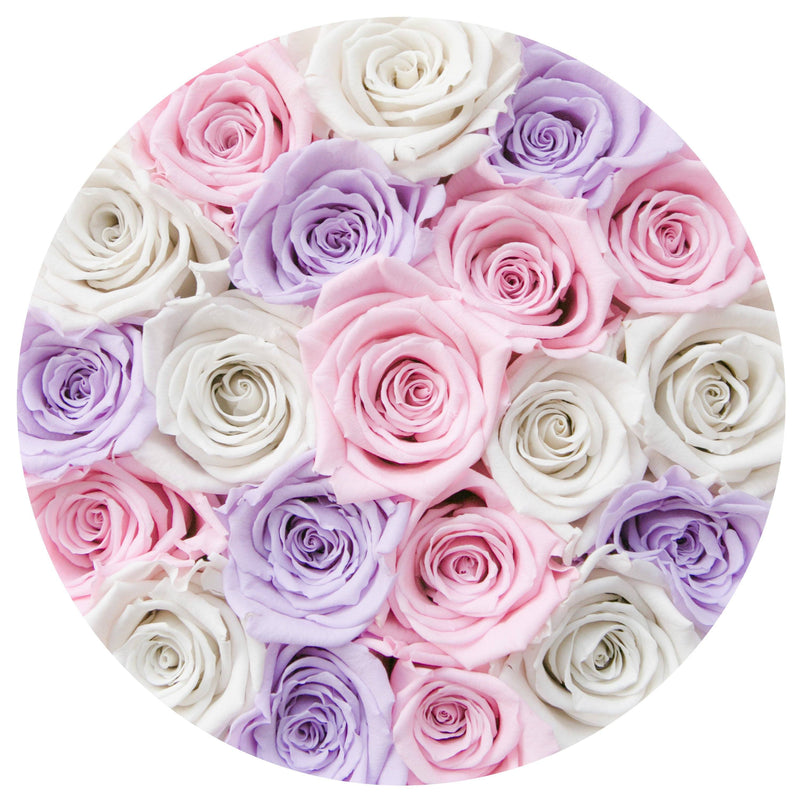 Small - Princess Eternity Rose Selection - Pink Box - The Million Roses Slovakia