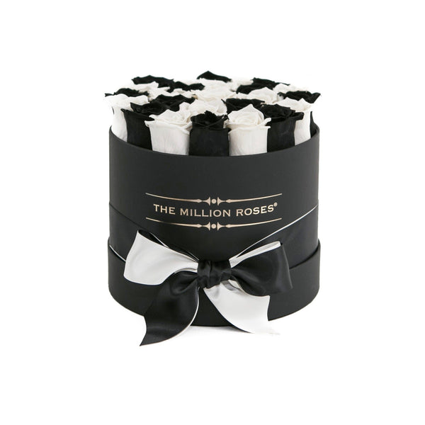 Small - Domino Eternity Rose Selection - Black Box - The Million Roses Slovakia