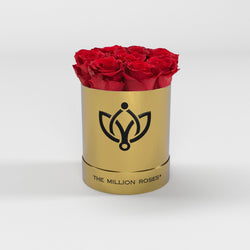 Zlatý basic box - Červené ruže - The Million Roses Slovakia