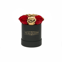 The Million Basic - Red & Gold Eternity Roses - Black Box - The Million Roses Slovakia