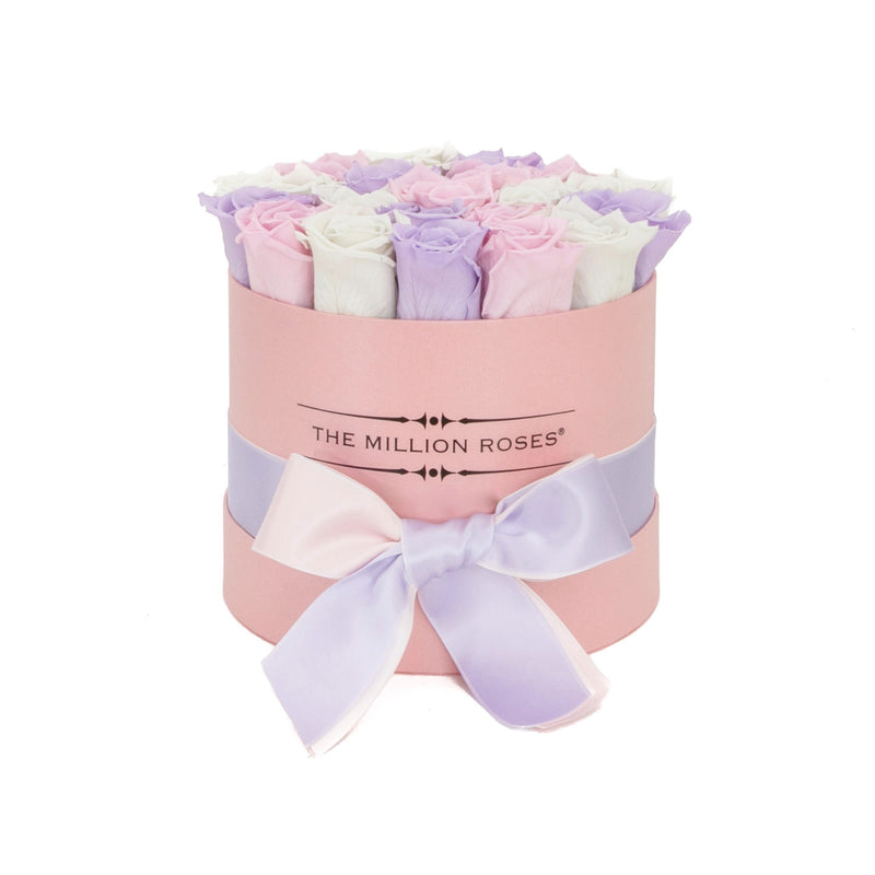 Small - Princess Eternity Rose Selection - Pink Box - The Million Roses Slovakia