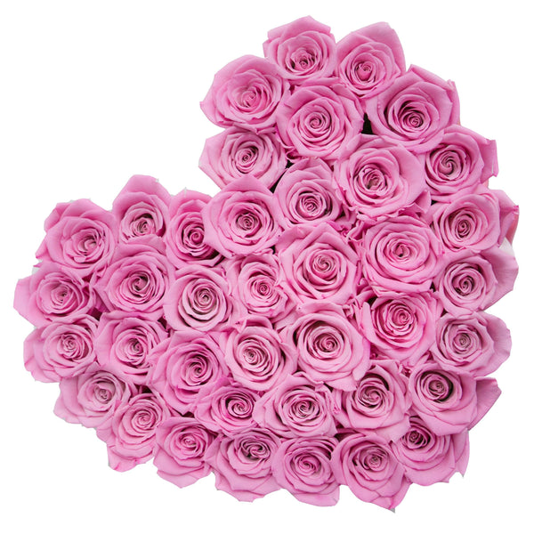 The Million Love Heart - Pink Roses - Hot Pink Box - The Million Roses Slovakia