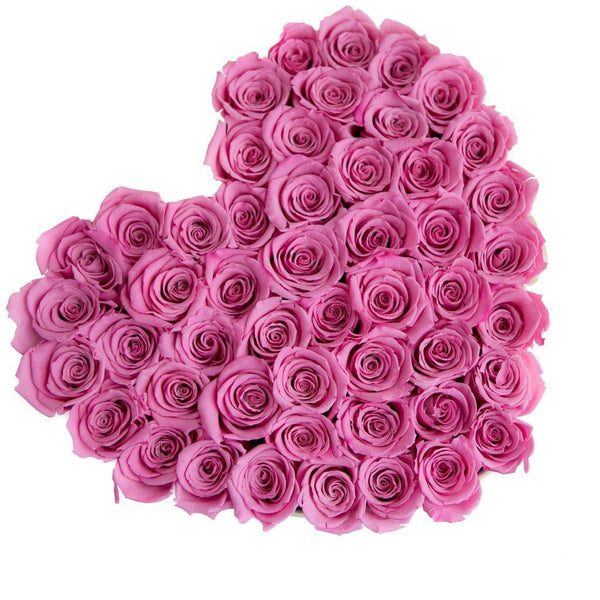 The Million Love Heart - Candy Pink Eternity Roses - Vanilla Box - The Million Roses Slovakia