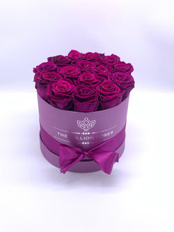 Small - Purple Eternity Roses - Purple Box - The Million Roses Slovakia