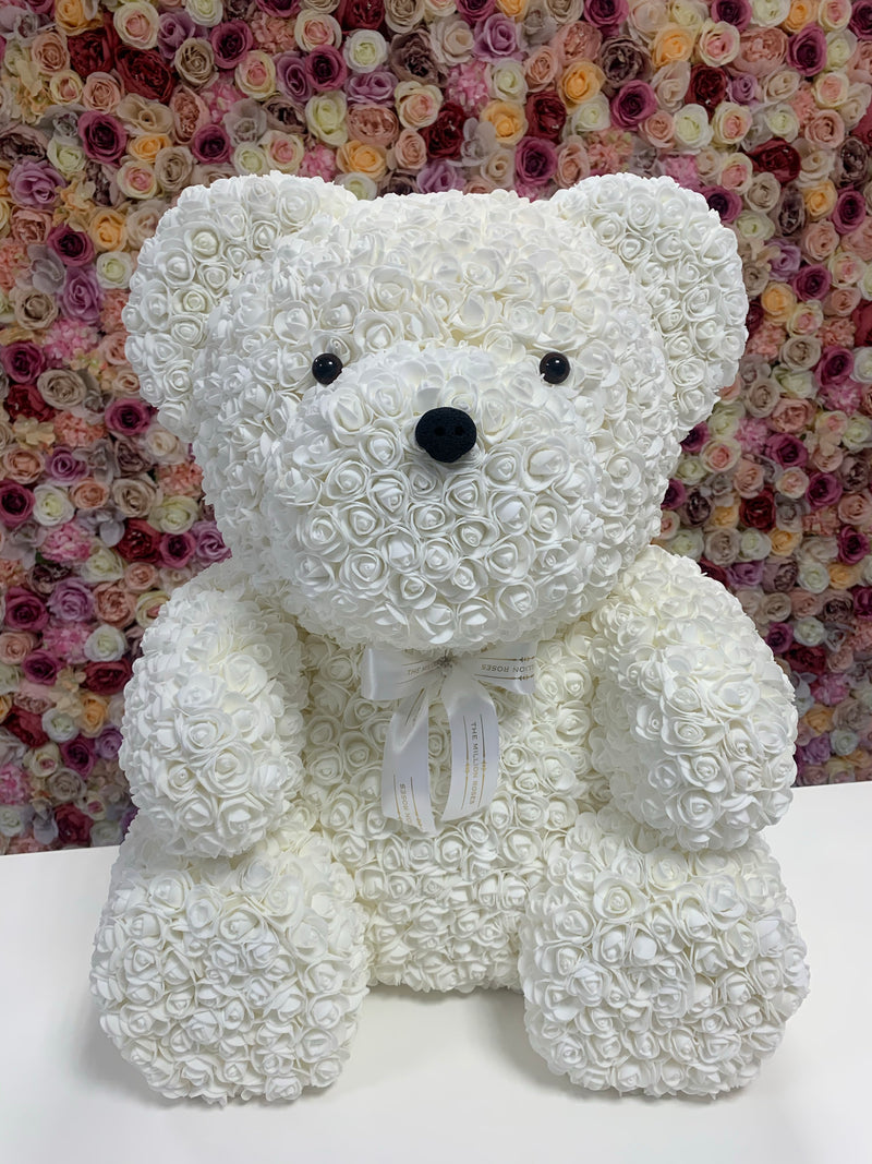 Rose Bear-White, 70cm - The Million Roses Slovakia