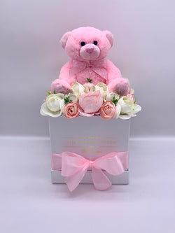 Box plyšovými hračkami (Macík) - The Million Roses Slovakia
