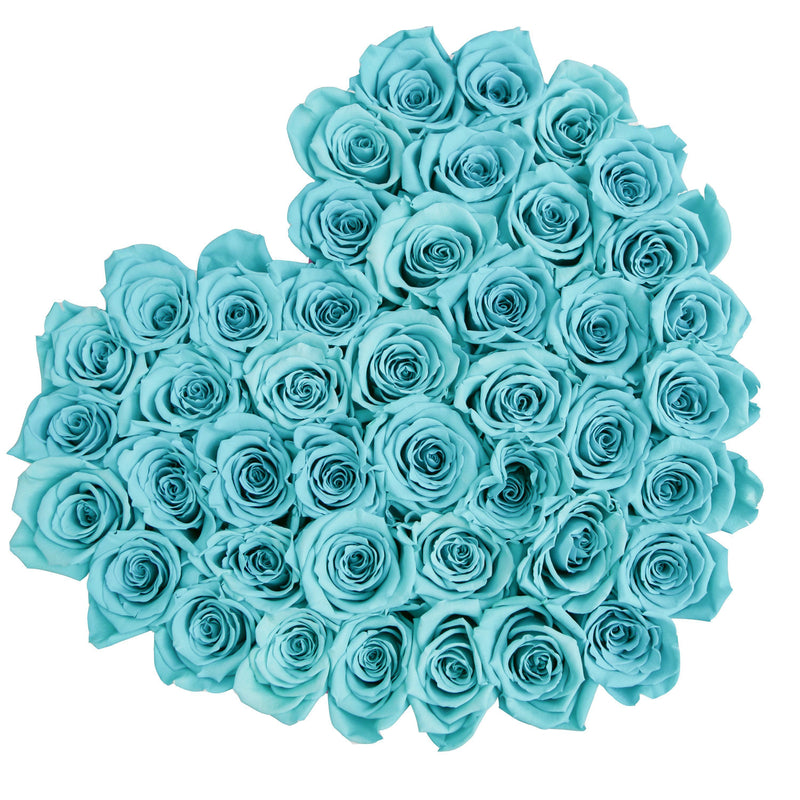 The Million Love Heart - Tiffany Blue Eternity Roses - Hot Pink Box - The Million Roses Slovakia