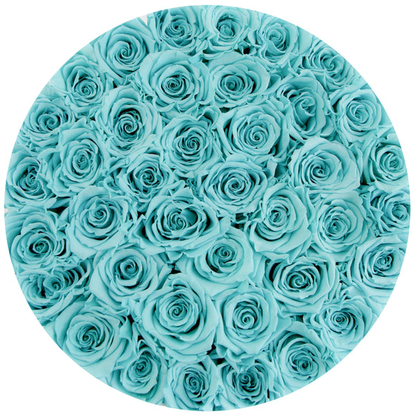 Medium - Tiffany Blue Eternity Roses - White Box - The Million Roses Slovakia