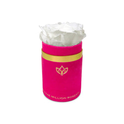 Single Rose Box - Pink Suede - The Million Roses Slovakia