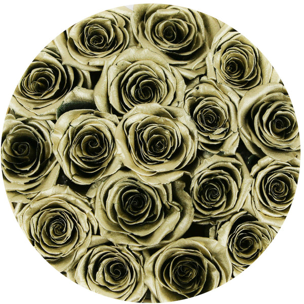 Small - Gold Roses - Gold Box - The Million Roses Slovakia