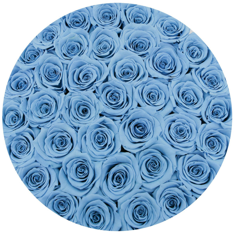 Medium - Light Blue Eternity Roses - White Box - The Million Roses Slovakia