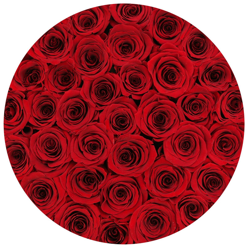 Medium - Red Eternity Roses - Luxury"24K" Box - The Million Roses Slovakia