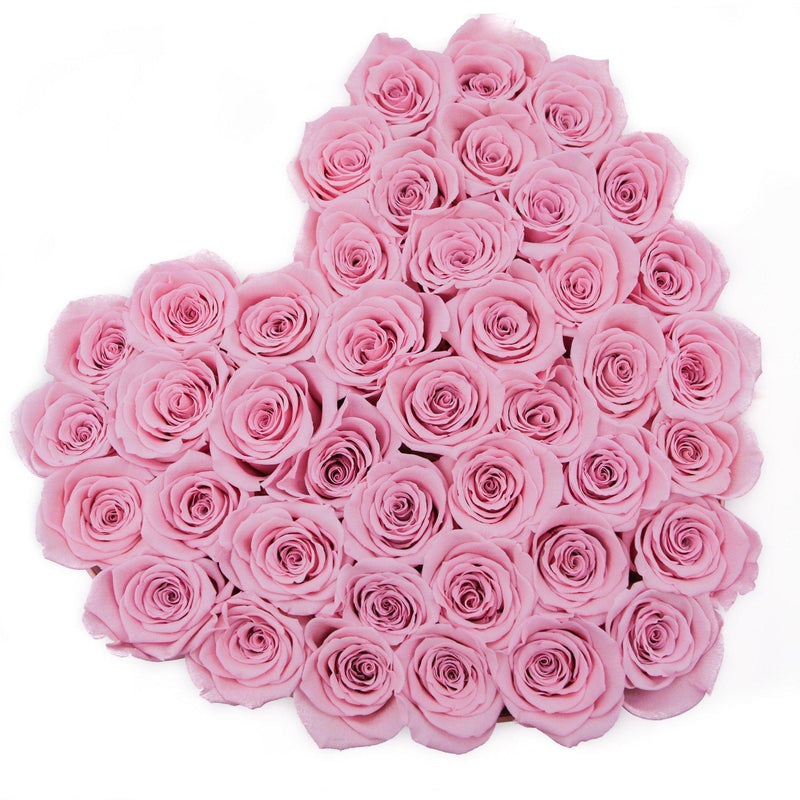 The Million Love Heart - Pink Roses - Pink Box - The Million Roses Slovakia