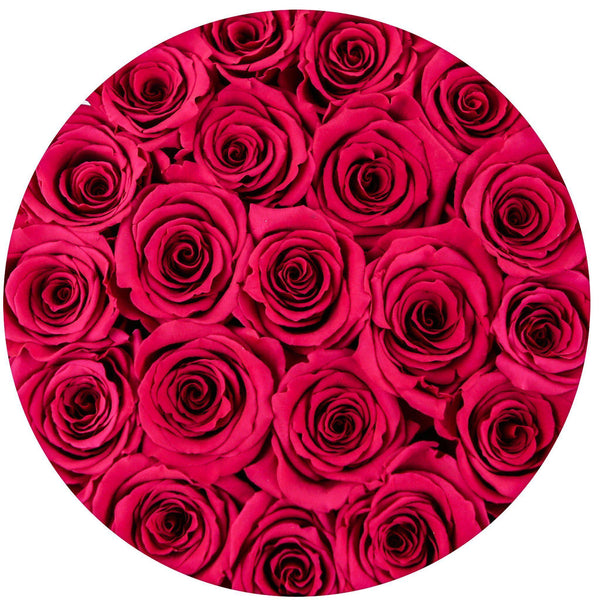 Medium - Pink Roses - White Box - The Million Roses Slovakia
