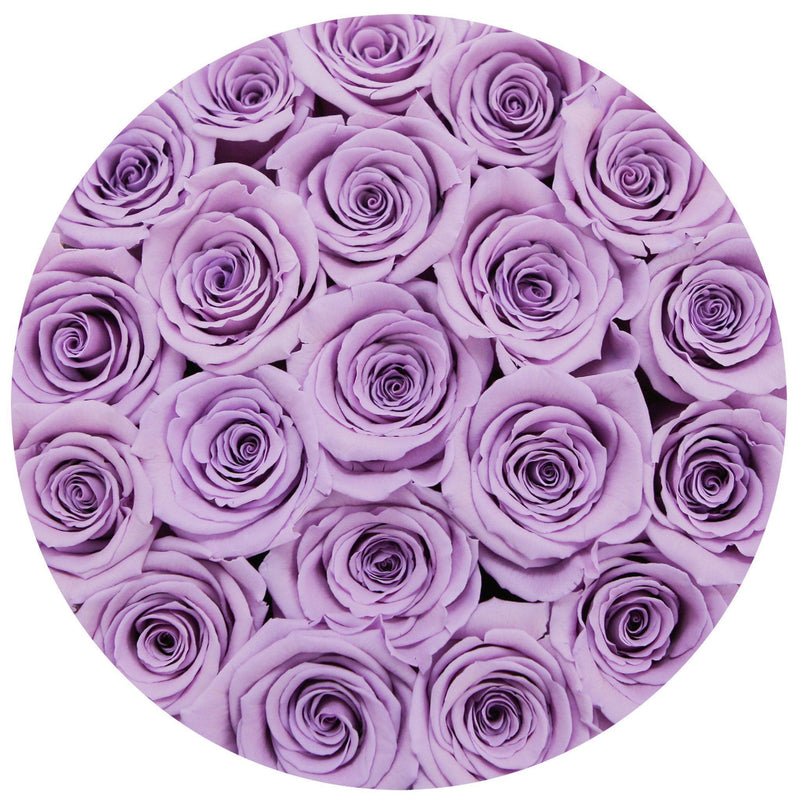 Small - Lavender Eternity Roses - Vanilla Box - The Million Roses Slovakia