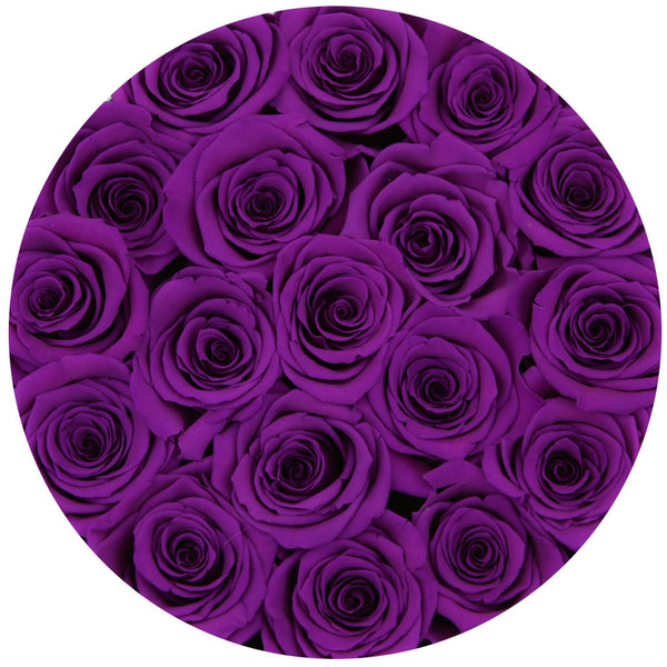 Small - Purple Eternity Roses - Black Box - The Million Roses Slovakia