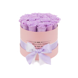 Small - Lavender Eternity Roses - Pink Box - The Million Roses Slovakia