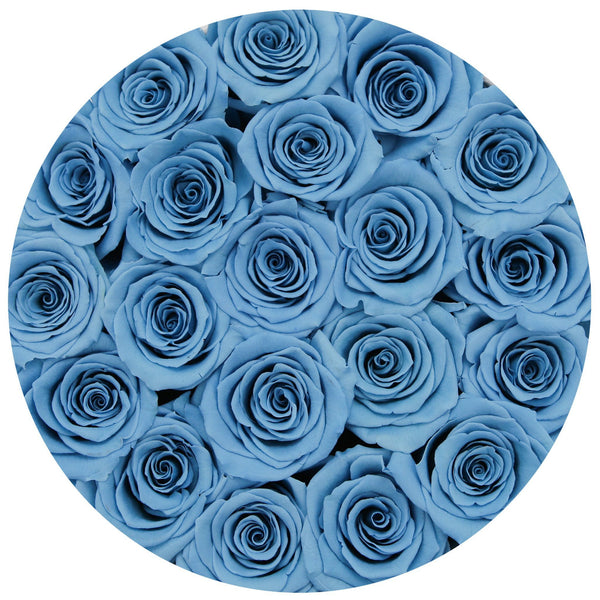 Small - Light Blue Eternity Roses - Black Box - The Million Roses Slovakia