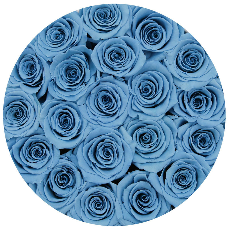 Small - Light Blue Eternity Roses - Black Box - The Million Roses Slovakia