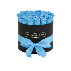 Small - Light Blue Eternity Roses - Black Box - The Million Roses Slovakia