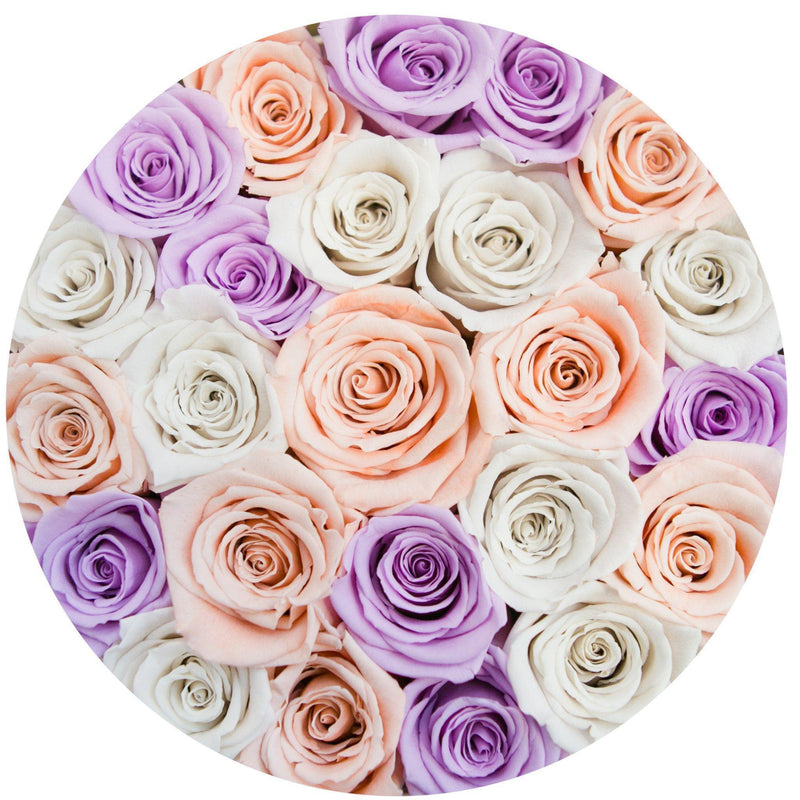 Small - Princess Eternity Rose Selection - Vanilla Box - The Million Roses Slovakia