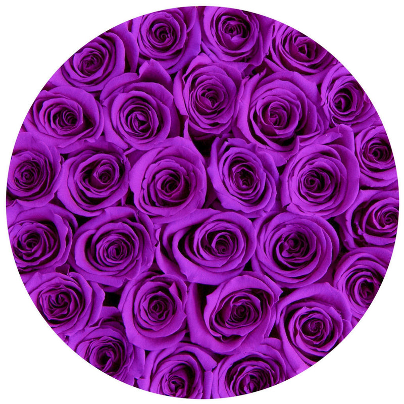 Small - Purple Eternity Roses - Vanilla Box - The Million Roses Slovakia