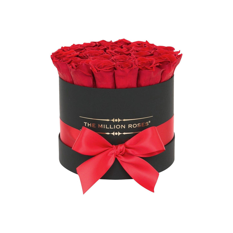Small - Red Eternity Roses - Black Box - The Million Roses Slovakia