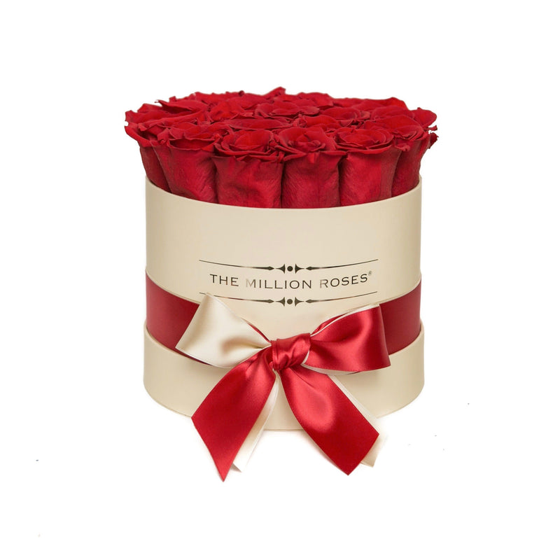 Small - Red Eternity Roses - Vanilla Box - The Million Roses Slovakia