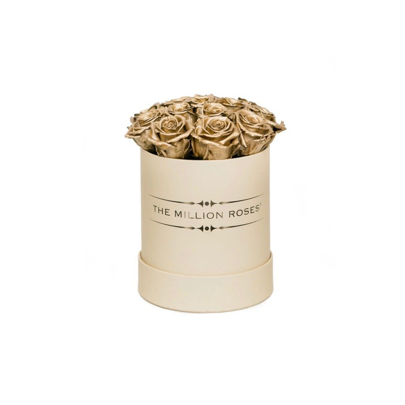 The Million Basic - Gold Roses - Vanilla Box - The Million Roses Slovakia