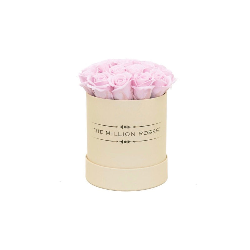 The Million Basic - Soft Pink  Roses - Vanilla Box - The Million Roses Slovakia